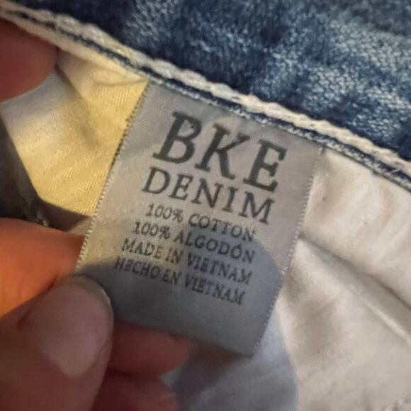 Silver Jeans Mens 34 Jake Straight Distressed Thick Stitch Pants - Picture 7 of 11